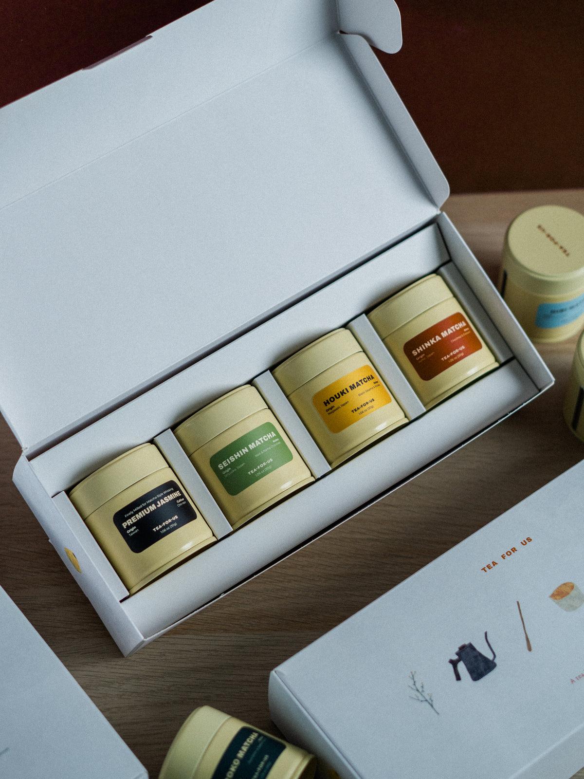 Tea For Us Tea For You Gift Box Tea For You Collection, 4 Teas